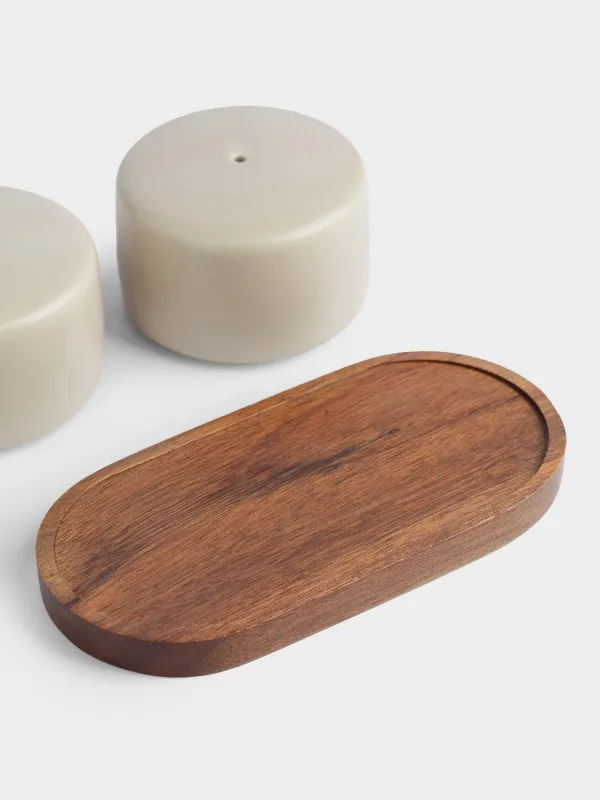 Набор для соли и перца, на подставке, Ceramo noble, image-4