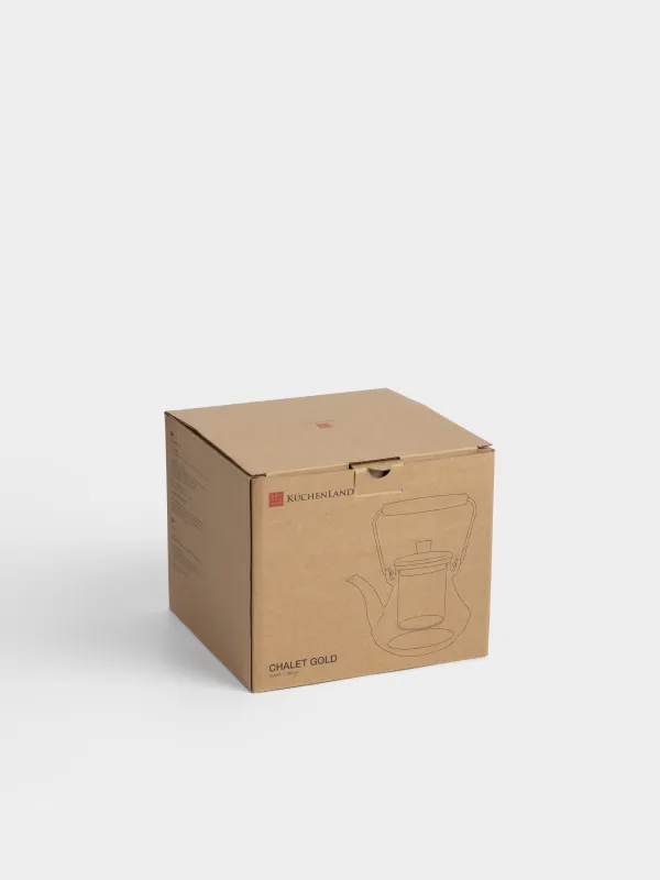 Чайник заварочный, 950 мл, Chalet gold, image-5