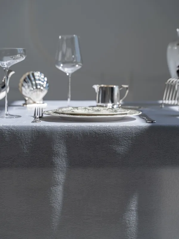 Дастархан, 170х250 см, полиэстер, ақ, Jacquard, image-6