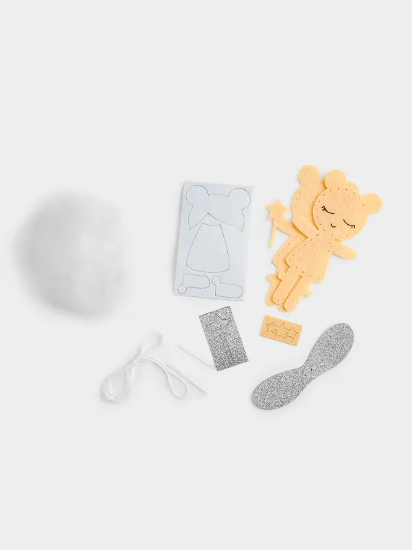 Шығармашылық жиынтығы, 13х11 см, қолөнер, киіз/мақта, салпыншақ, Періште, Creativity, image-5