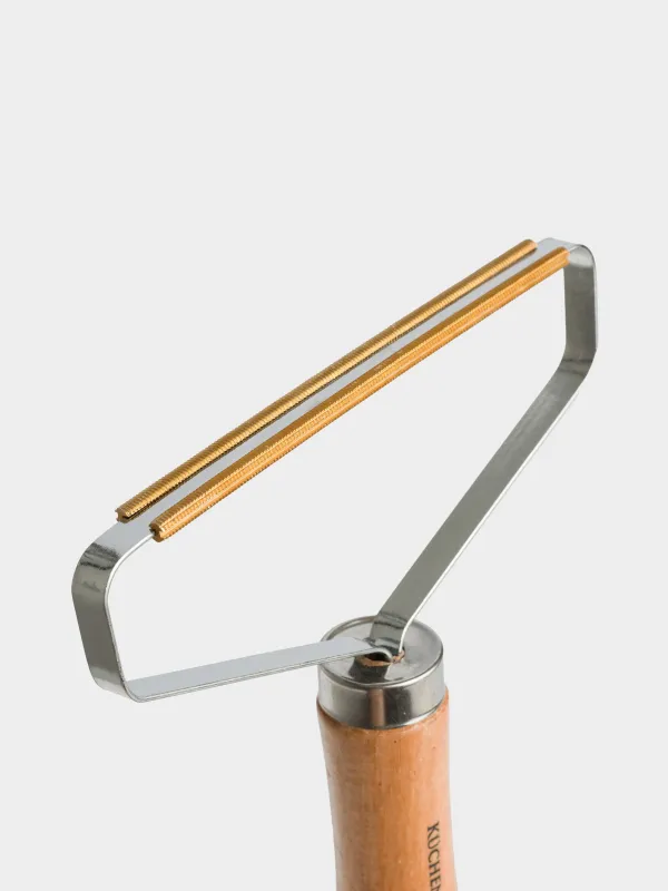 Жүн тазалауға арналған щетка-қырғыш, 16 см, металл/ағаш, Black clean, image-4