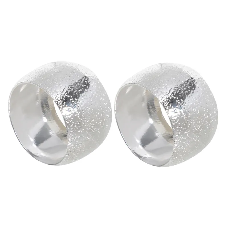 Майлық сақинасы, 5 см, 2 дана, металл, күміс, Сақина, Fantastic