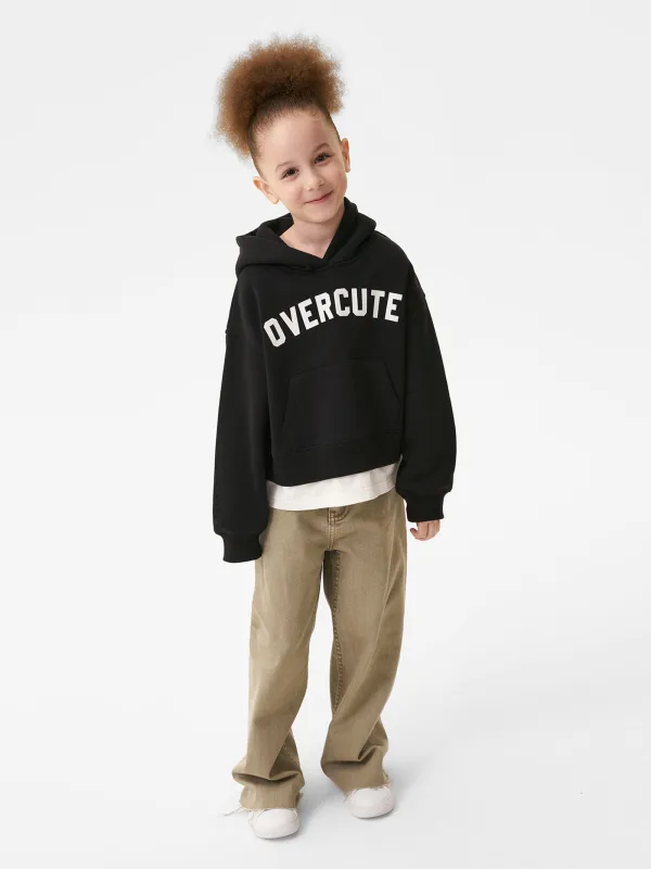 Худи детское, р. 140 см, для девочек, хлопок/полиэстер, черное, Linta, image-6