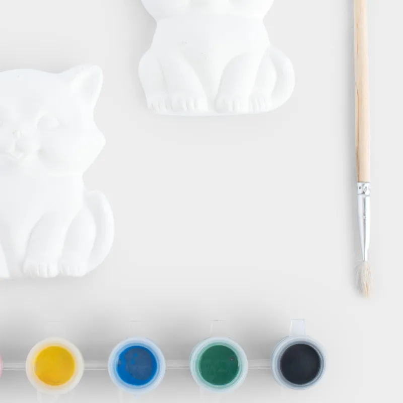Шығармашылық жиынтығы, 2 зат, гипс, кескіндеме, Мысық пен түлкі, Creative, image-4