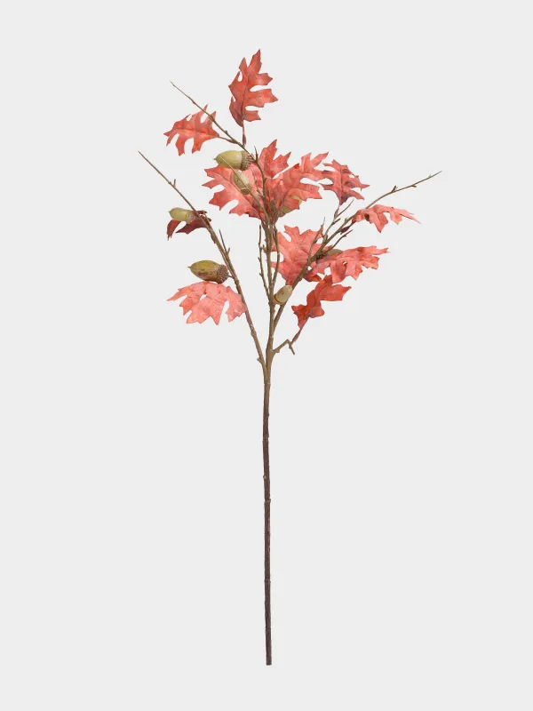 Ветка декоративная, 82 см, полиэстер/пластик, Желуди с листьями, Forest symphony decor, image-0