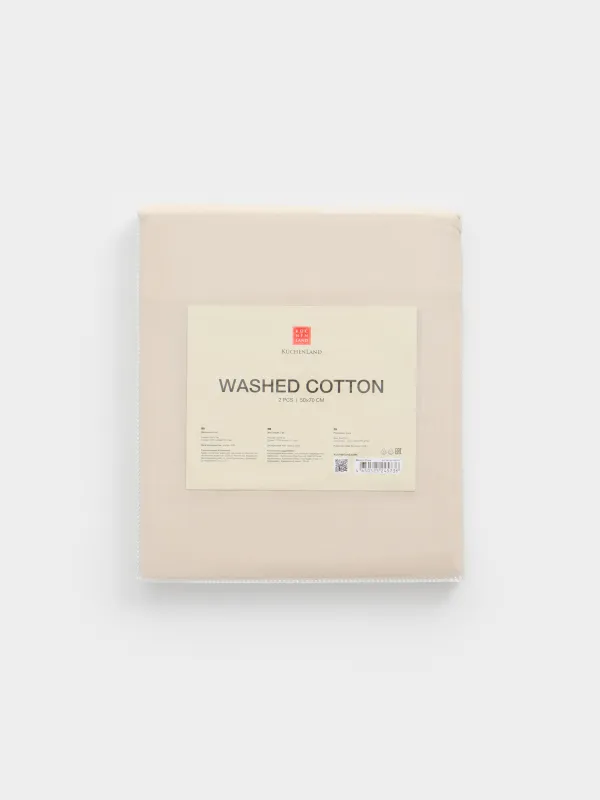 Наволочка, вареный хлопок, Washed cotton, image-6