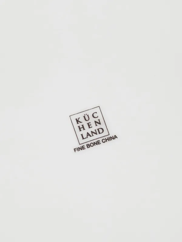 Сервиз обеденный, 6 перс, 18 пр, фарфор F, белый, Welmi, image-4