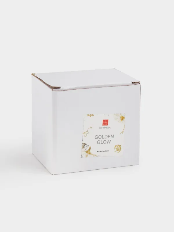 Пиала, 11х6 см, керамика D, молочно-золотистая, Еж, Golden glow, image-5