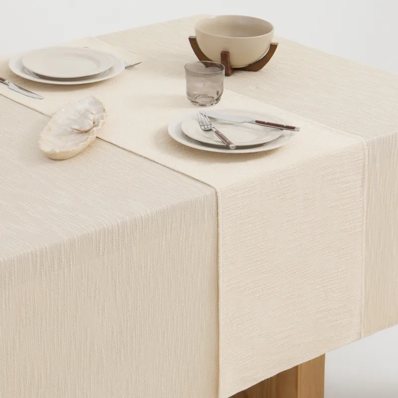 Дорожка настольная, 40х160 см, из хлопока, Рогожка, Gunny lurex