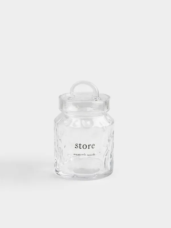 Банка для сыпучих продуктов, 500 мл, Clear font, image-0