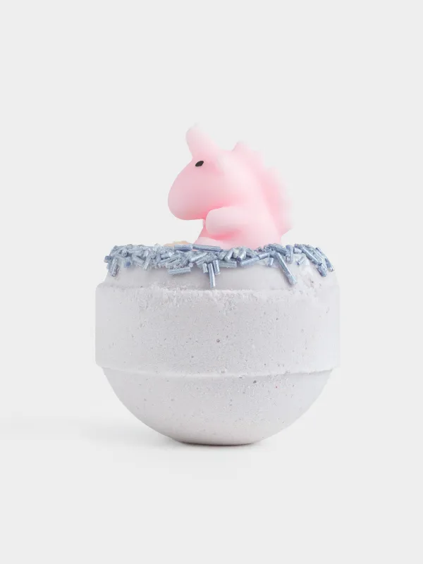 Бомбочка для ванны, 130 гр, с игрушкой, Ежевика и ваниль, Единорог, Unicorn, image-3
