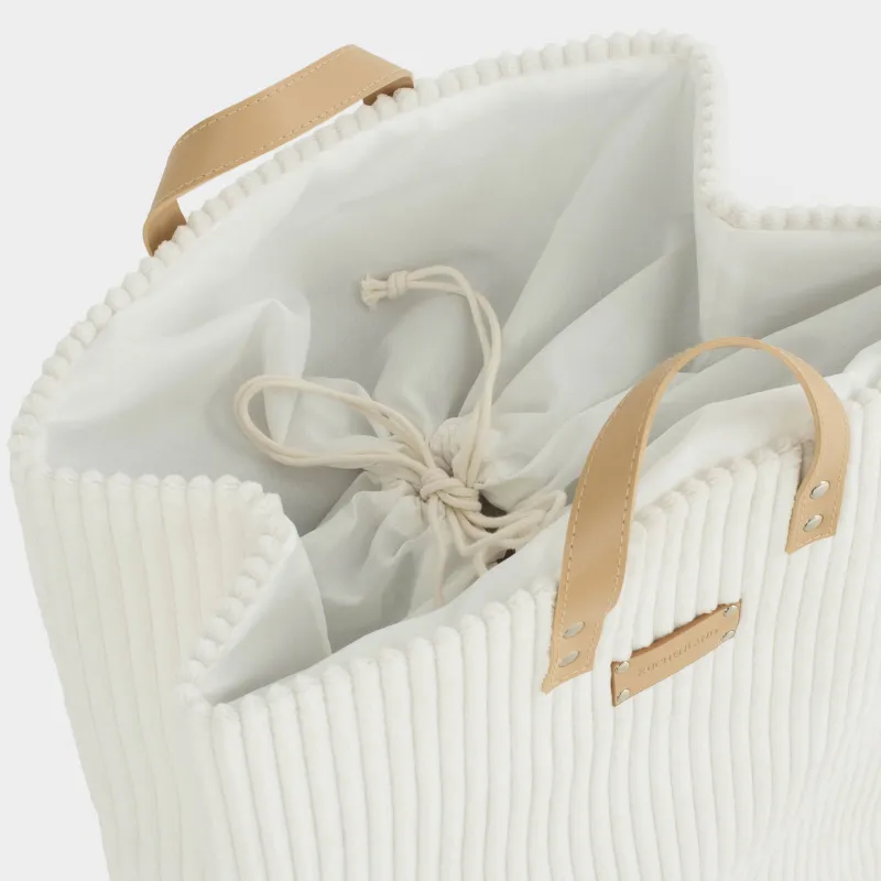 Киім сақтауға арналған сөмке, 37х22х50 см, тұтқалары бар, полиэстер, тікбұрышты, сарғылт-қоңыр, Moire, image-4