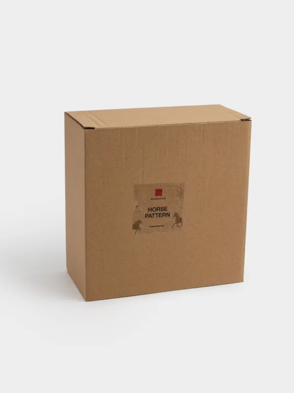 Салат ыдысы, 16х7 см, мл, керамика, сүт түстес, Жылқы, Horse pattern, image-5