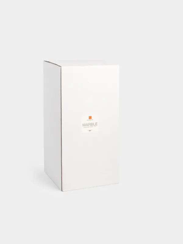 Қағаз сүлгі ұстағыш, 32 см, Болат / мәрмәр, алтын ақ, классикалық мәрмәр, image-4