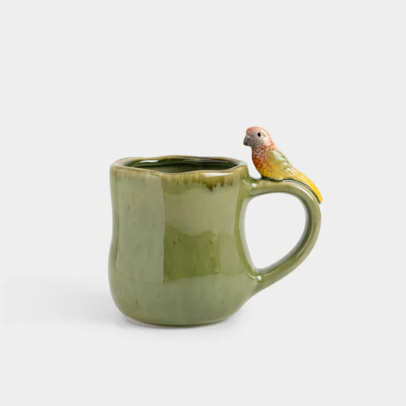 Кружка, 500 мл, Попугай, Tropical bird, image-0