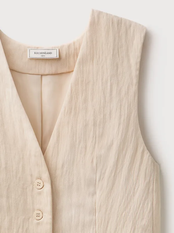 Әйелдер кеудешесі, өлшемі L, бауы бар, вискоза/полиэстер, сүт түстес, Giselle, image-11