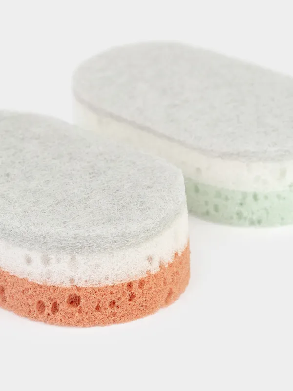 Губка для мытья посуды, 5 шт, Clean, image-3