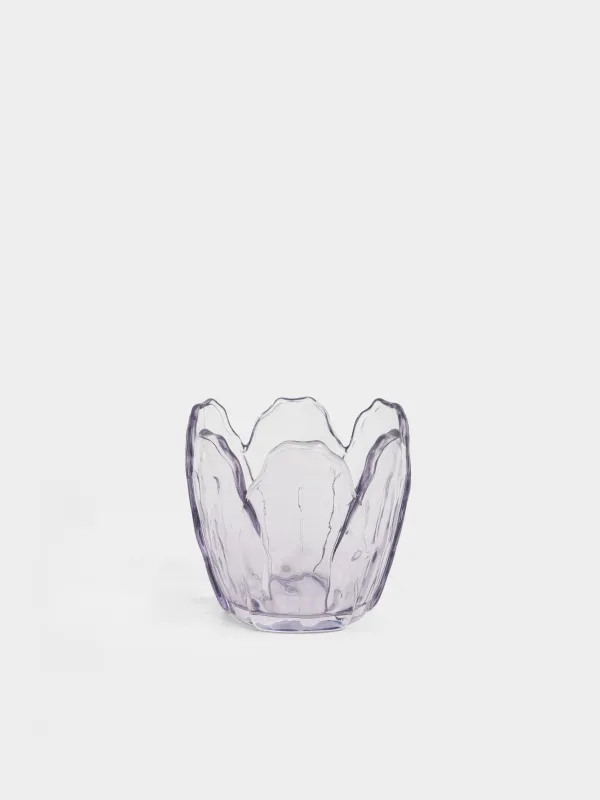 Подсвечник, 8 см, для чайной/тонкой свечи, Fleur color, image-0