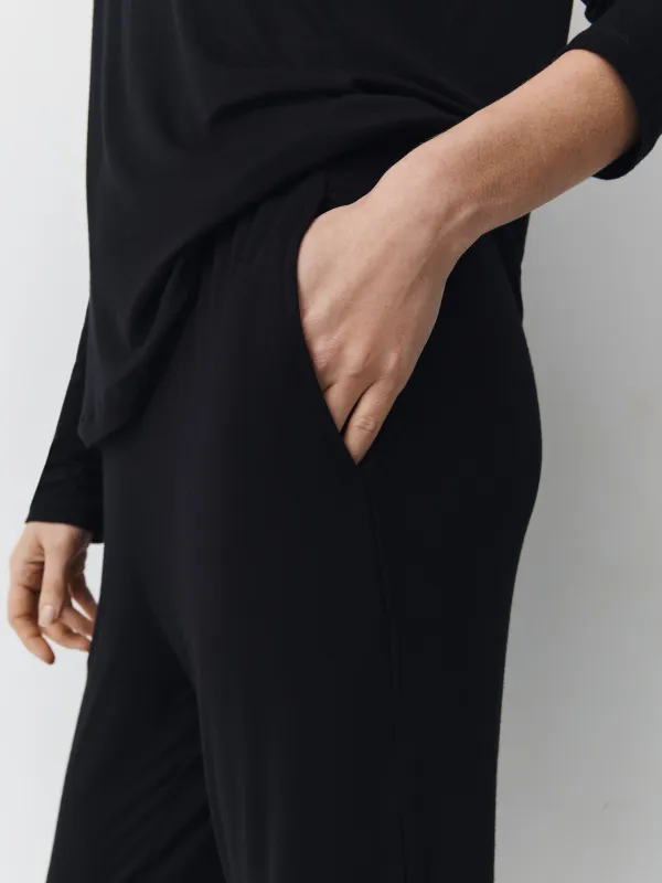 Әйелдерге арналған шалбар, үйге арналған, өлшемі L, вискоза/спандекс, сұр-қоңыр, Kelsey, image-1