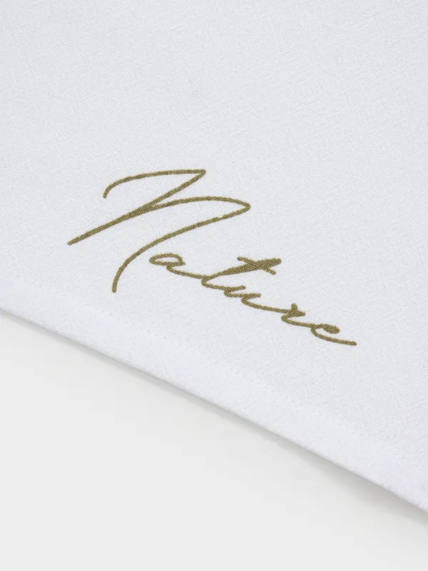 Асүйлік сүлгі, 40х60 см, мақта, сүт түстес, Көктемгі гүлдер, Meadow, image-3