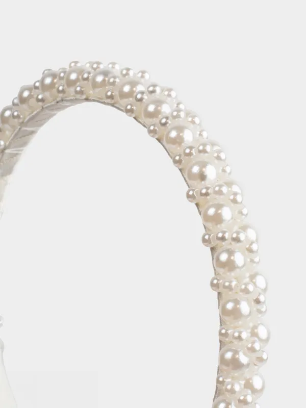 Тоғыншақ, 13х16 см, пластик/металл, сүт түстес, моншақтар, Hairstyle, image-4