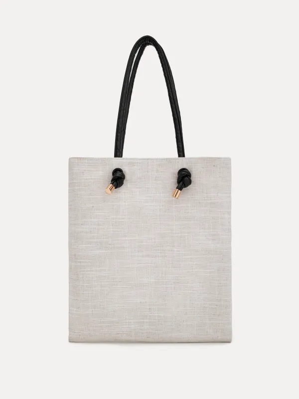 Сумка-шоппер, 35х38 см, на магнитном замке, канвас, бежевая, Solo, image-0