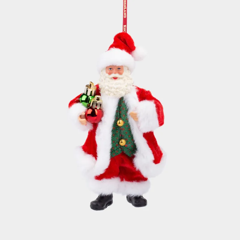 Шырша ойыншығы, 18 см, пластик/полиэстер, қызыл, Ойыншықтары бар Аяз ата, Magic time