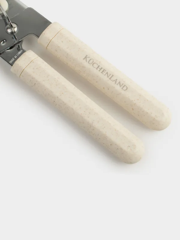 Открывалка для банок, 18 см, сталь/пластик, бежевая, в крапинку, Soft speckled, image-6