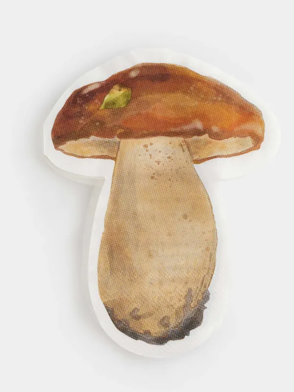 Қағаз майлықтар, 25х33 см, 20 дана, бұйра, қоңыр, Саңырауқұлақ, Fungi, image-0