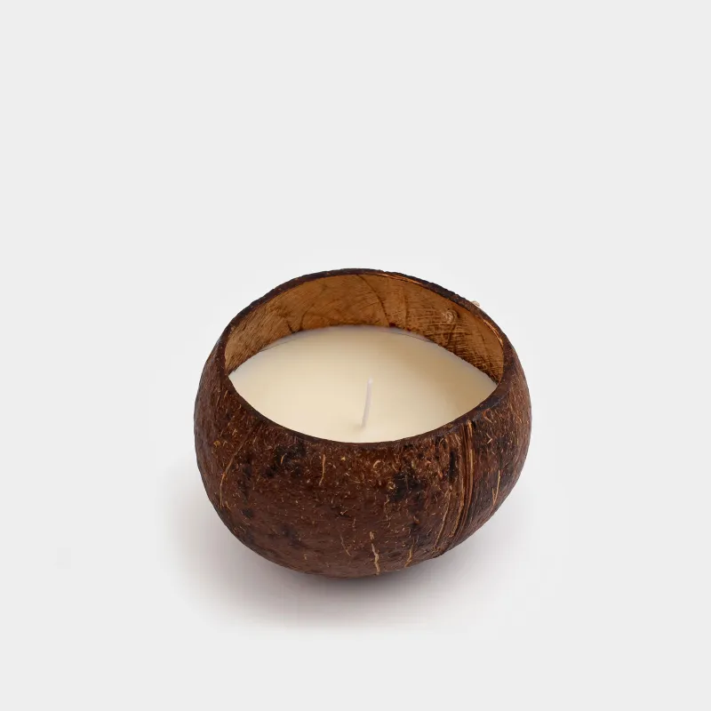 Хош иісті шам, 12х9 см, үш тоқылған, кокос шамында, Хош иіс, Coast