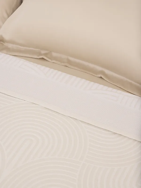 Көрпе, 220х240 см, полиэстер / мақта, құмды бежевый, Арка, Арка, image-1