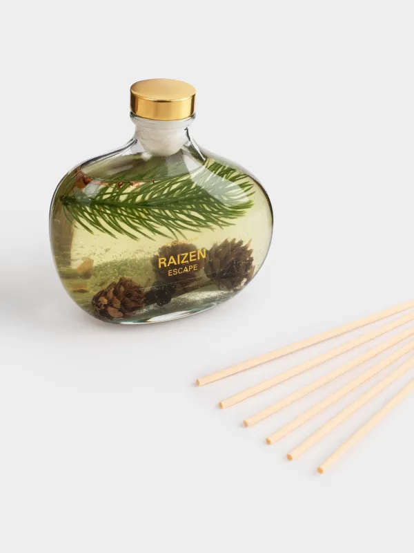 Ароматический диффузор, 230 мл, с шишками и корицей, Escape, Raizen, image-3