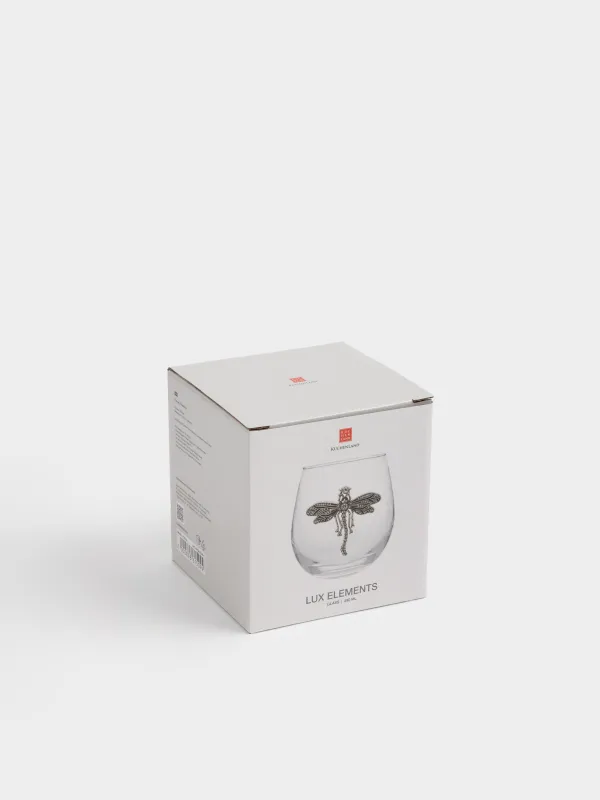 Стақан, 10 см, 480 мл, шыны Б/металл, Инелік, Lux elements, image-4