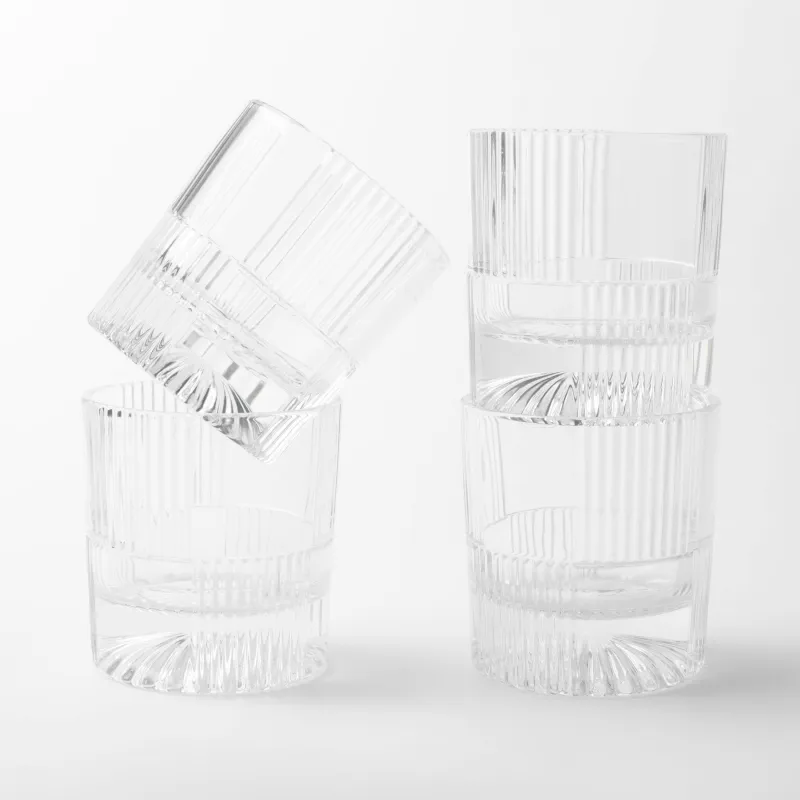 Виски жинағы, 4 парсы, 5 PR, графин / көзілдірік, шыны R, Ribby, image-3