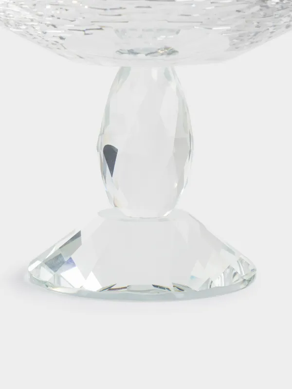 Аяқты ыдыс, 15х15 см, хрусталь шыны, Lux crystal, image-1