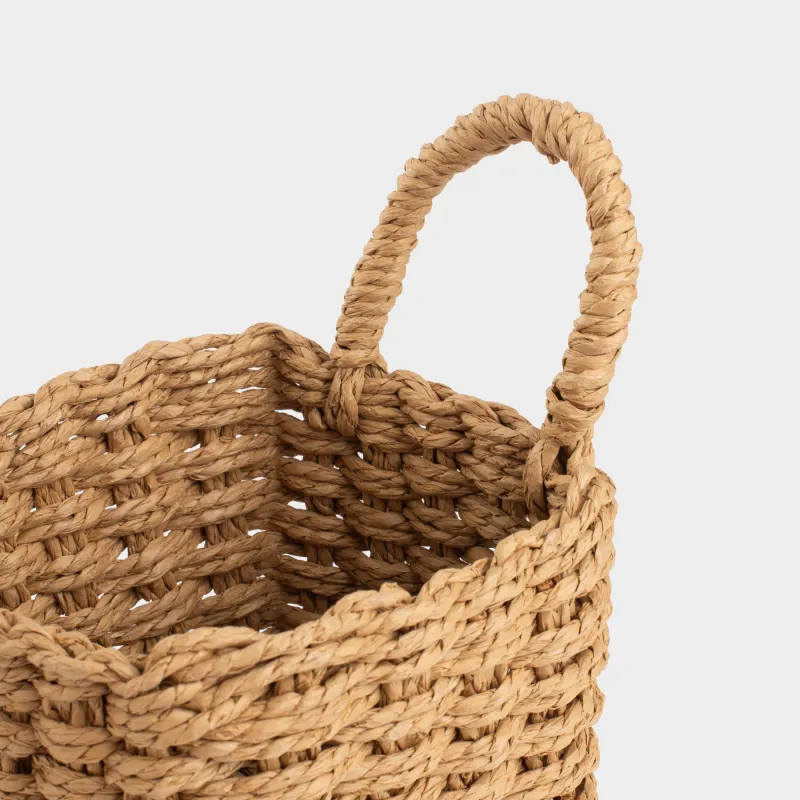 Сақтауға арналған себеттер жинағы, 3 дана, өрілген, целлюлоза, төртбұрышты, Braided, image-5