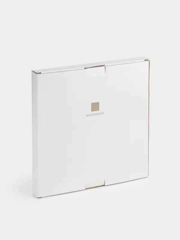 Түскі ас тәрелкесі, 28 см, фарфор N, ақ, алтын жиектері бар, Анар мен апельсин, Christmas miracle, image-5