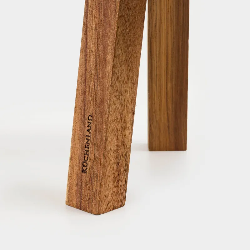 Сервистік ыдыс, 20х15 см, сабы бар, аяқты, ағаш, Noble tree, image-5