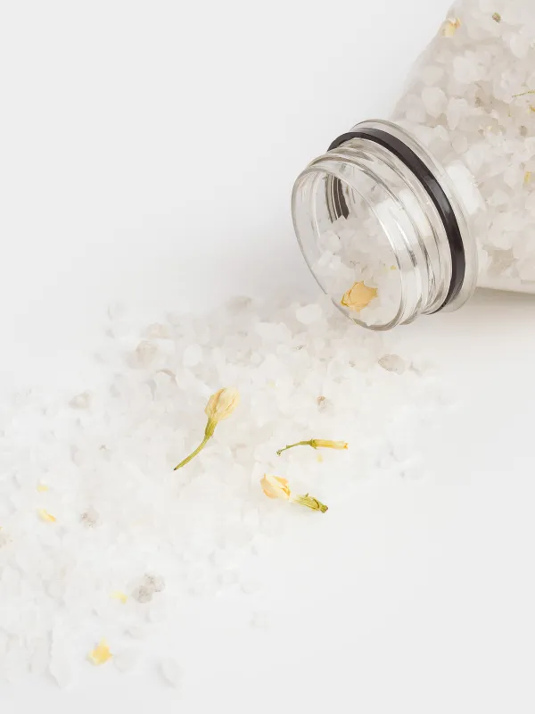 Ваннаға арналған тұз, 600 гр, нәрлендіреді, антистресс, кептірілген гүлдермен, Ақжұпар, Fragrant salt, image-4