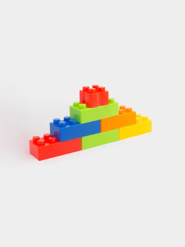 Құрастырушы ойыншық, 41х21 см, пластик, Текшелері бар көлік, Hobby kids, image-4