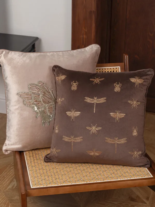 Подушка декоративная, 45х45 см, Жуки, Bugs, image-2