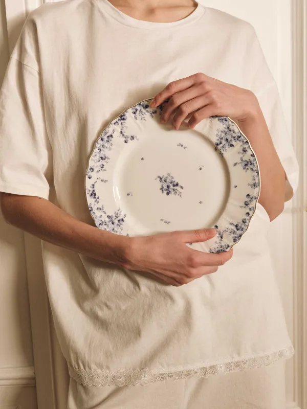 Тарелка закусочная, 20 см, Цветы гжель, Tradition Easter, image-6