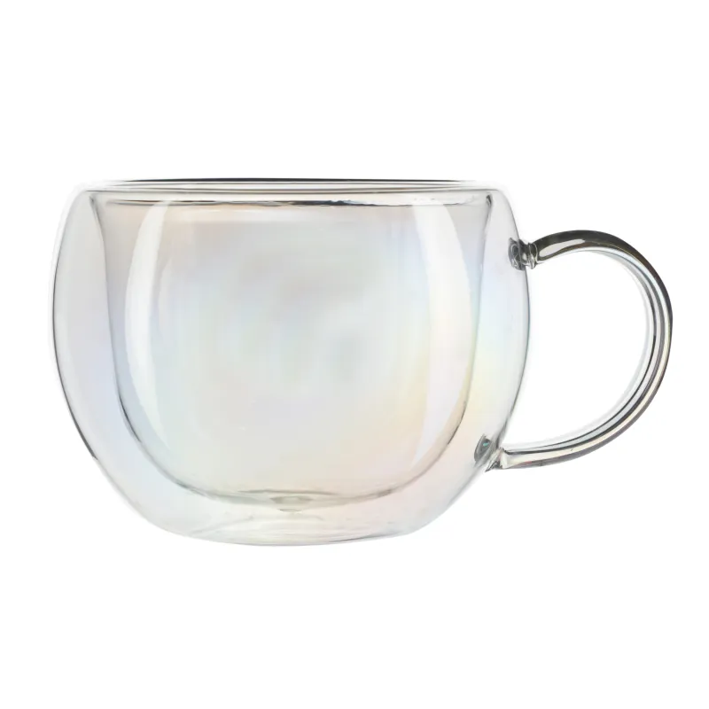 Кружка, 270 мл, 2 шт, стекло Б, перламутр, Air-polar, image-1