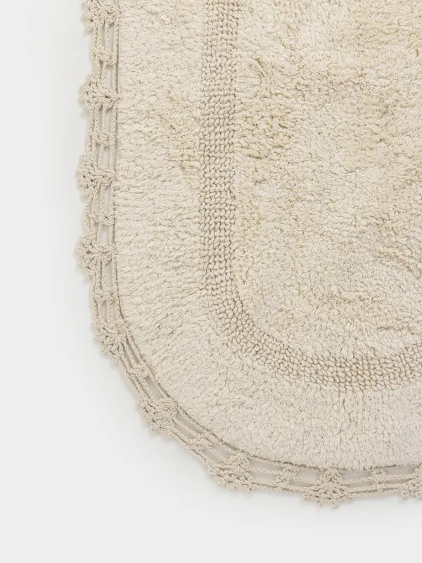 Кілемше, 60x100 см, мақта, кілегей, Шілтер, Knit, image-1