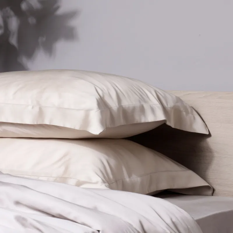 Наволочка, 50х70 см, 2 шт, тенсель 300 ТС, молочная, Tencel, image-2