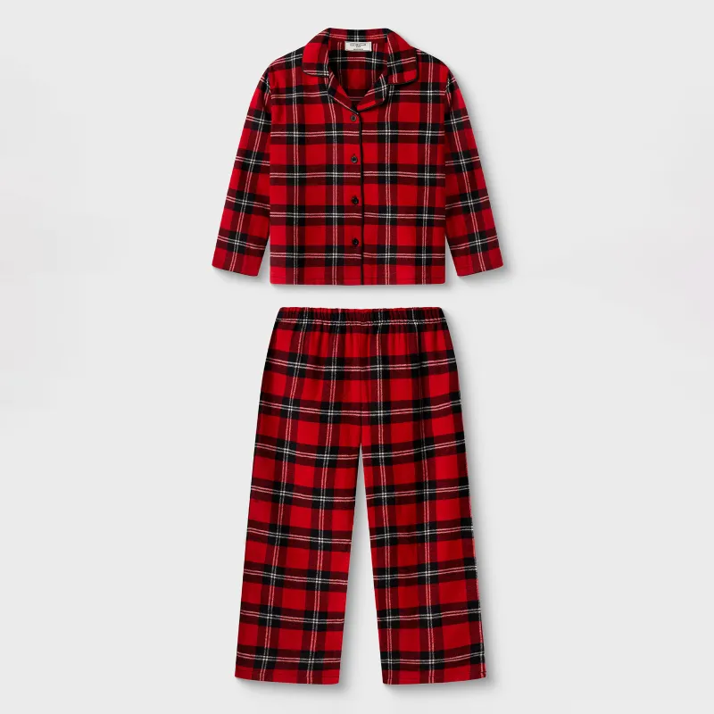 Балалар пижамасы, 104-110 см, шалбары бар, мақта, қызыл, Тор, Patsy