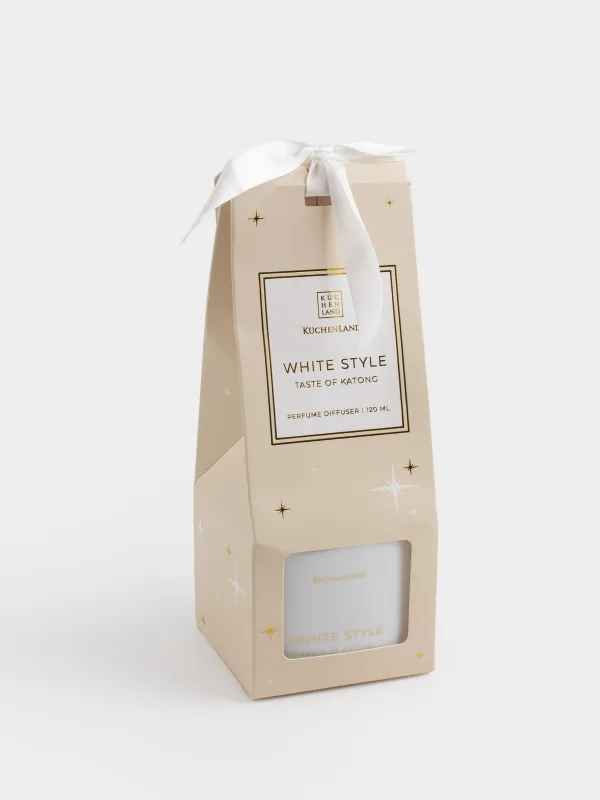 Хош иісті диффузор, 200 мл, керамика, ақ, Хош иіс, White style, image-3