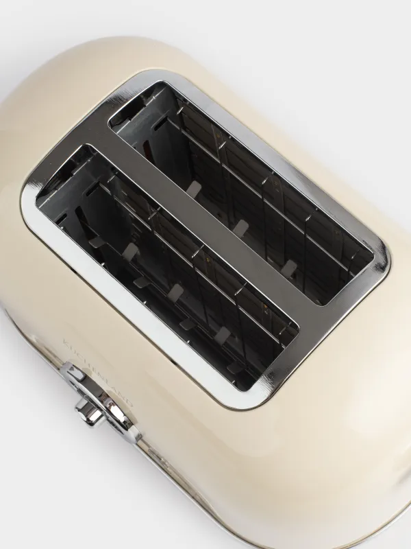 Тостер электрический, 685-815 Вт, 6 режимов, металл/пластик, бежевый, Vintage kitchen, image-3