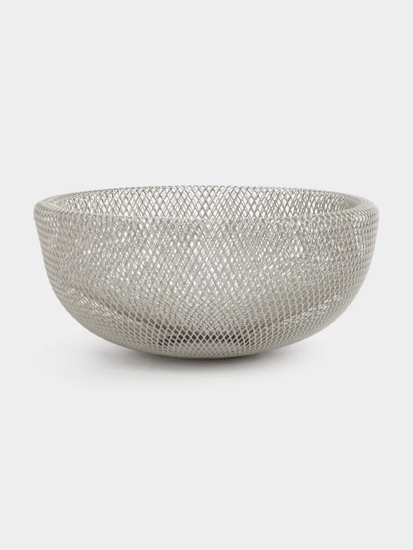 Жеміс себеті, 29 см, металл, сұр-сарғылт-қоңыр, Dainty twin, image-0