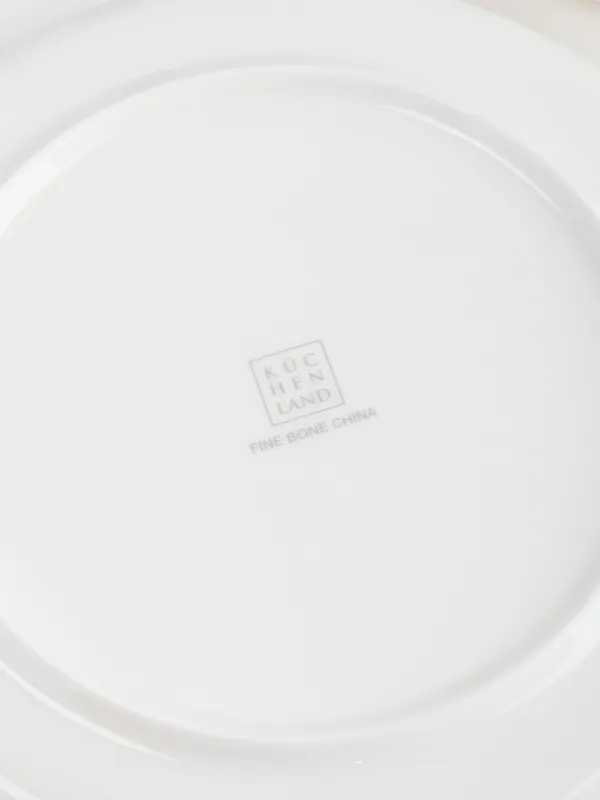 Тарелка десертная, 20 см, 2 шт, фарфор F, с серебристым кантом, Ирис, Antarctica Flowers, image-7